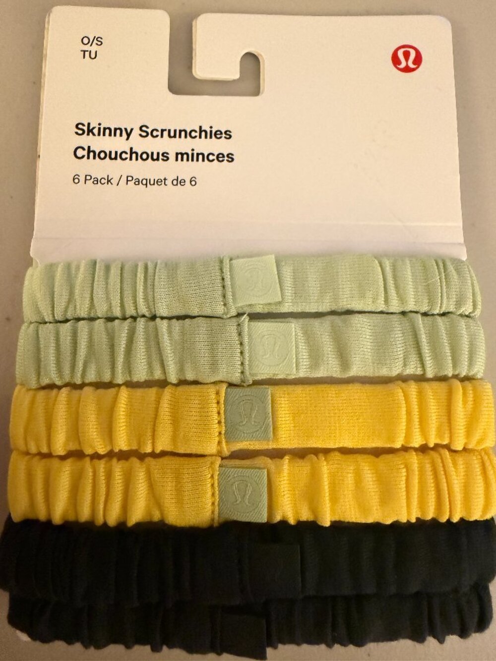 Lululemon Skinny Scrunchies (6 pack)